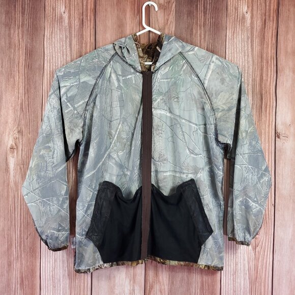 Gamehide Jacket Mens 3X Camouflage Realtree Edge Insect Shield EliminTick Hooded - Picture 3 of 16